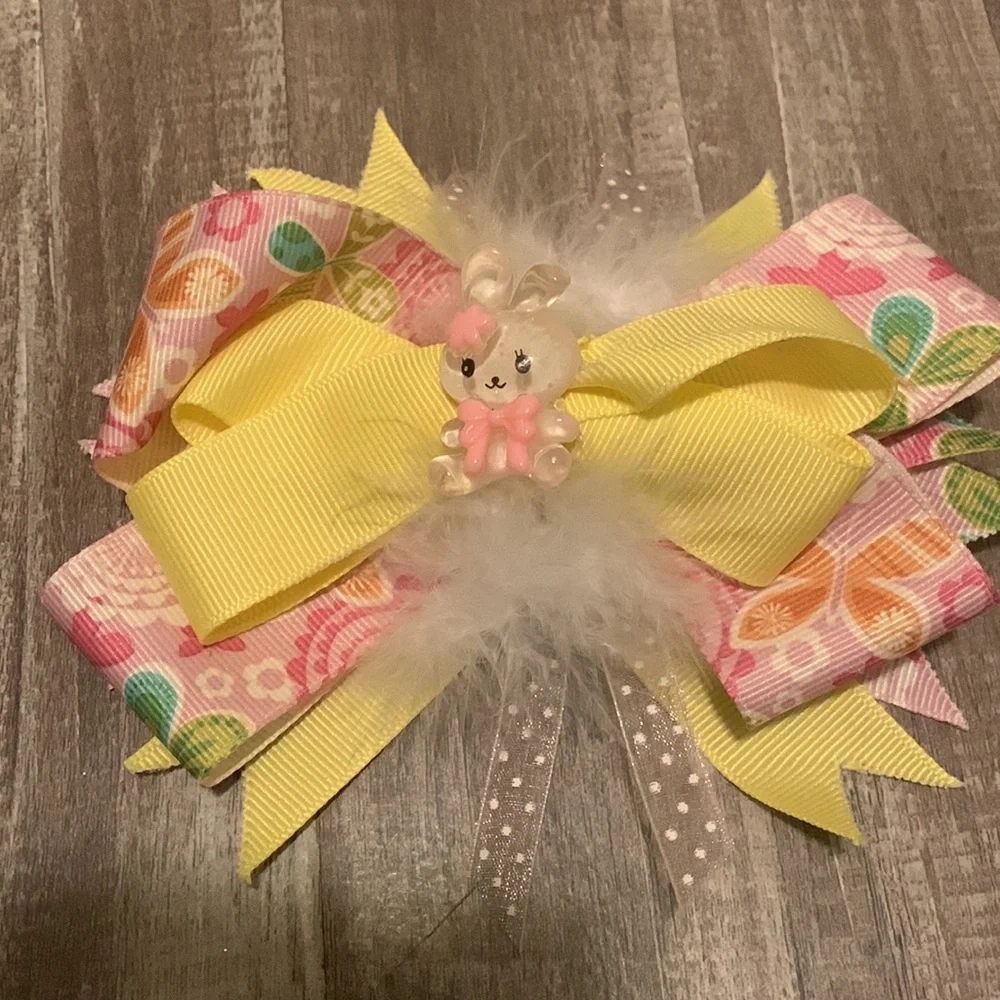 Lot of 3‎ Spring/Easter hair bows